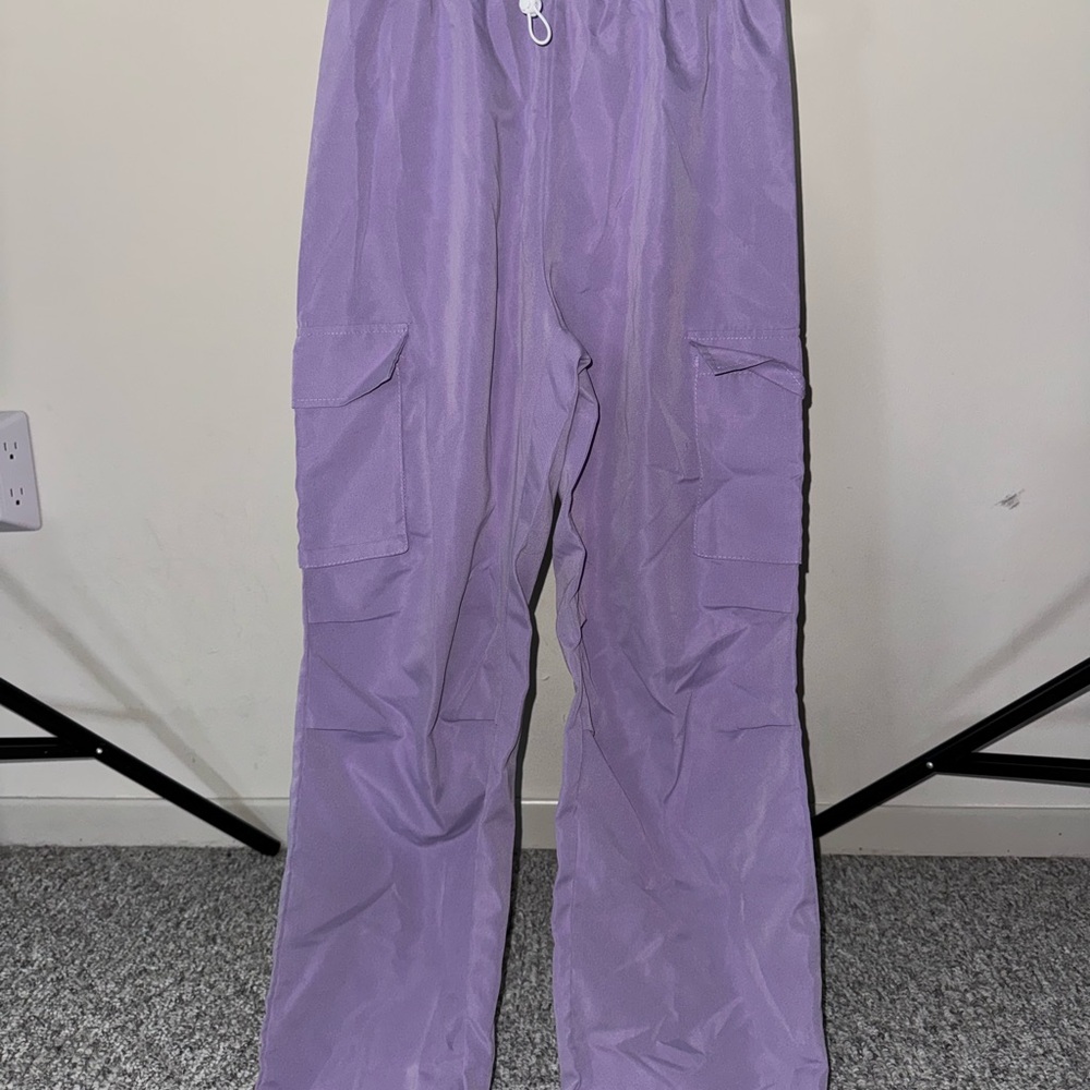 Purple Cargo Pants